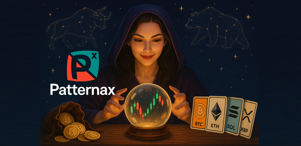 Patternax Kripto Analiz Uygulaması Tanıtım Bannerı